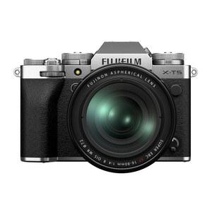 후지필름 X-T5 미러리스 디지털 카메라 XF16-80mm 렌즈 키트 - 실버