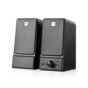 OROW USB 컴퓨터 스피커, 하이파이 스테레오 PC 16W 데스크탑 내장 DSP 사운드 칩, 딥 베이스 & 퓨어 보컬, 헤드폰 잭이 있는 노트북 스피커(S203)