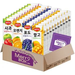 메리박스 델몬트1호 40개(오렌지10+사과10+포도10+망고10)