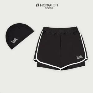 [행텐주니어]하프 레이어드 래쉬가드팬츠 수모세트