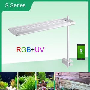 어항조명 아쿠아 수족관 LED 라이트 S시리즈  RGB UV 소형 조명  ADA  악세사리  아쿠아스케이프 물고기 장