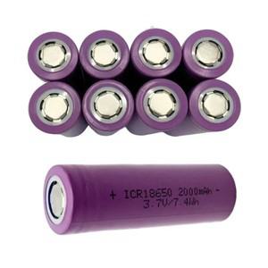 새로운 원본 ICR18650 대용량 충전식 리튬 이온 배터리 3.7V 2000mah 다양한 전자 제품에 적합 DIY