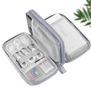 [라일리] Rly 여행용 보조배터리 충전선 케이블 수납 정리 파우치