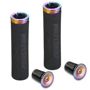 자전거 그립 폼 싱글 락 온 핸들 바 소프트 편안한 미끄럼 방지 BMX 마운틴 MTB 비치 크루저 스쿠터용