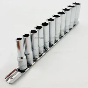 TOPS 3/8 (9.5mm) 11PCS 롱 6각 핸드소켓 세트 복스 복수세트
