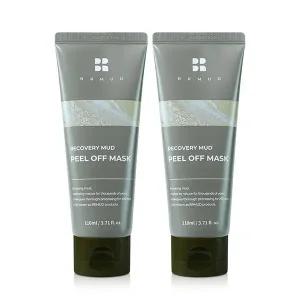 비알머드 리커버리 머드 필오프 마스크 110ml 2개