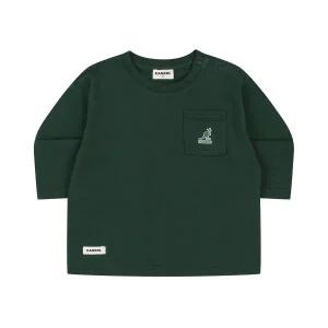 [롯데백화점]캉골 [베이비] 클럽 로고 베이직 티셔츠 RC 0961 그린 (ARCCRT09610GN)