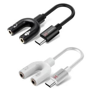 네모라 C타입 to 3.5mm PC 헤드셋 변환 케이블이어폰젠더 헤드폰 와이 와이잭 폰와이 55Y 55스트레오 오Y형