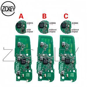 교체 부품 ZCKEY OEM A3M15 칩  푸조 5008 스마트  PCB 3 버튼 IM3A AES NCF29A1 434MHz 리스 고