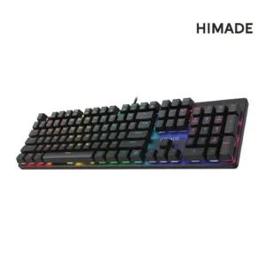 [하이마트] 하이메이드X앱코 게이밍 기계식 키보드 HIMKB-ABKO-T003 (적축)
