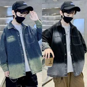 [삐삐네옷가게]초등학생 남아용 그라데 데님 자켓