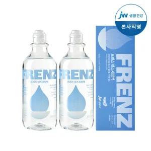 JW중외제약 프렌즈 식염수 용액 드림 하드 소프트렌즈 세척액 세정액 365ml 2개