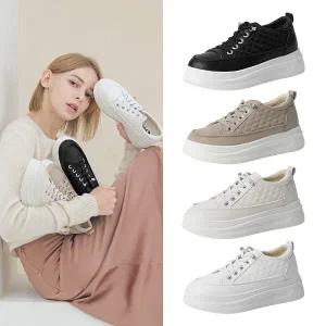 올리 제시 퀄팅 키높이 쿠션 스니커즈 6cm(OL-Q100)