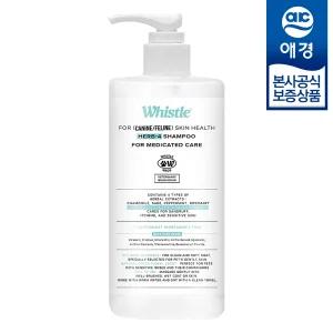 [애경] 휘슬 허브4 약용 애견 샴푸 323ml x1개