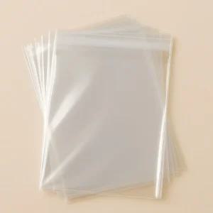 30x40cm OPP접착봉투 14호 100매 투명 식품 포장비닐 티셔츠 옷 포장지 잡화