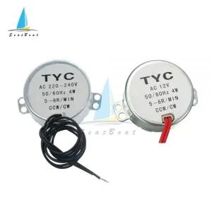 선풍기회전모터 AC 240V 220V 12V 5060Hz 4W 동기 모터 5-6RPM 토크 CCWCW TYC-50 공기 송풍기