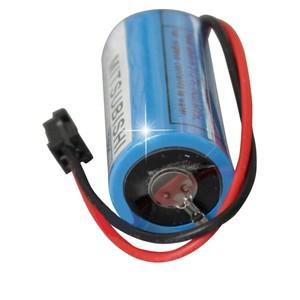 미쓰비시 백업 전원 CR17335SE-R 산업용 배터리 용 플러그가있는 1Pcs 3V 1800mAh Q6BAT ER2/3A PLC 리튬