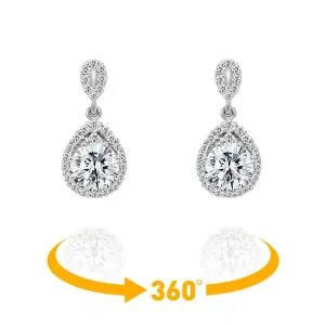 [다이아마트]GIA 우신 F칼라 5부 다이아귀걸이 퓨어 DCH237E5