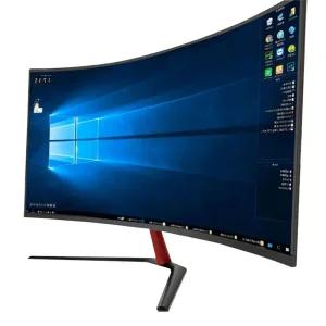 32인치 모니터 곡선 유튜버 와이드 주식 방송 고화질 4k 대형