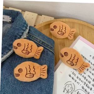 붕어빵 옷핀 귀여운 미니 패션 브로치 가방 악세사리