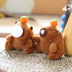 버블껌 카피바라 인형키링 풍선 오렌지 귤 제주도
