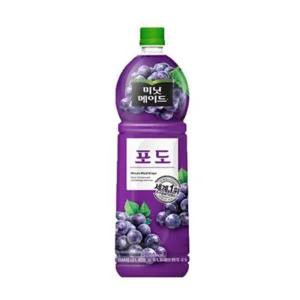 미닛메이드 프리미엄 포도 1.5L/기능성이온음료/다양한음료/대용량음료/맛있는음료/맛있는음료수