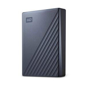 WD 6TB 마이 패스포트 울트라 블루, 휴대용 외장 하드 드라이브, 랜섬웨어에 대한 방어 기능이 있는 백업 소프트웨어, 비밀번호 보호 기능, USB-C 및 USB 3.1 - WDBEJA0060BBL-WESN