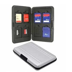 메모리 카드 보관함 알루미늄 홀더 작은 케이스 여행용 수납함 (WFJKORG)