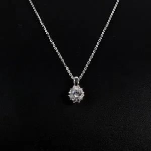 [샤밍주얼리]18K 3부 다이아 목걸이 천연 GIA 플로라 결혼 기념일 선물 예물 프로포즈 여자 친구