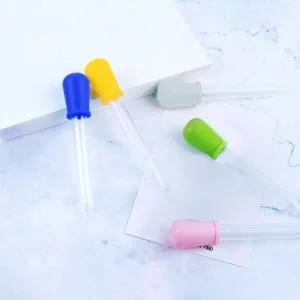 컬러 미니 눈금 어항 물감 놀이 스포이드 5ml DD 11791