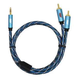 Aux 3.5 스트레오 to 2RCA 케이블 rca2선 RCA케이블 2RCA케이블 2rca스테레오케이블