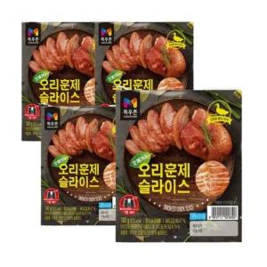 목우촌 오메가 3 오리훈제 슬라이스 180g x 4팩