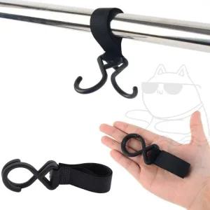 유모차 후크 고리 액세서리 왜건 가방 걸이 1개 다용도 홀더 (WFJKN6O)