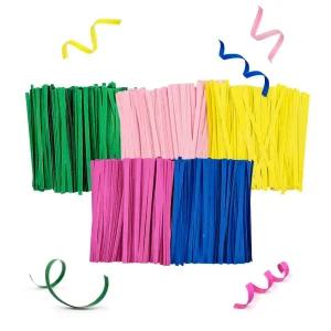 kimspp 칼라 종이빵끈(10cm) 약1000개 봉지 포장끈
