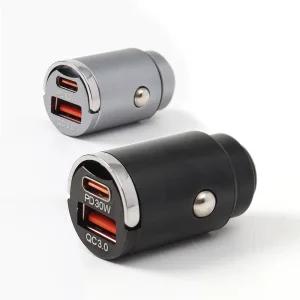 (블랙) 차량용 핸드폰 고속 충전 매립형 QC3.0 PD 시거잭/시가잭/자동차/USB/휴대폰/케이블/소켓/C타입/장