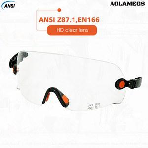 ANSI 및 CE 인증을 받은 Aolamegs 모델 ABS 안전 헬멧용 고글 액세서리 DS-7I