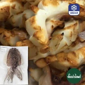 반건조 갑오징어 개별진공포장 300g-500g/마리당 피데기 손질오징어 버터구이 캠핑 안주 촉촉반건조