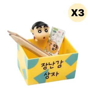 손오공 데스트 다용도문구정리함 수납 소품 짱구 X 3p