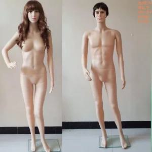 얼굴있는 남성 여성 전신마네킹 촬영 매장 모형