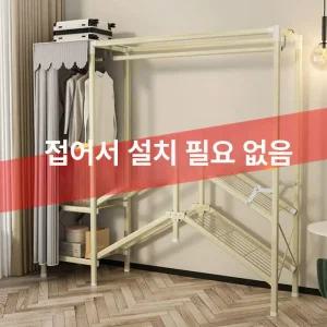 수납장 헹거 이불 접이식 드레스룸 간이 무설치 비키니장