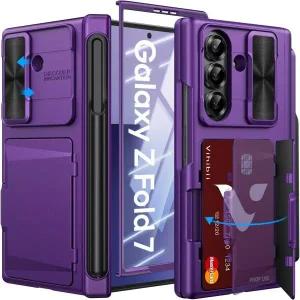 갤럭시Z폴드S펜 스타일러스펜 삼성전자 Vihibii for Samsung Galaxy Z Fold 7 케이스 (S펜 홀더, 카드 카메