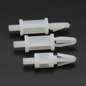 나일론 스페이서 SCB PCB 리벳 지지대 나사 설치 고정 플레이트 클린치 스탠드오프 절연 100 개