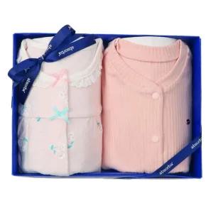 [갤러리아] (압소바출산,백일,돌,내의세트)핑크골지슬림내의+밍밍내의세트(A2D-10384SET)