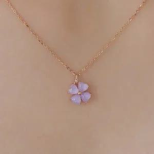 [디일공이]14K 라벤더 플로라 펜던트