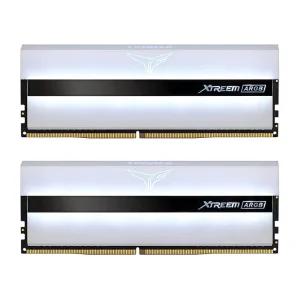 TEAMGROUP T-Force XTREEM ARGB 3600MHz CL18 32GB (2x16GB) DDR4 DRAM 데스크탑 게이밍 메모리 RAM 화이트