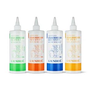 [런드리씨] 얼룩제거제 4종 세트 500ml 유성 단백질 커피 얼룩제거