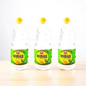 빨래 식초 옷 세탁 얼룩 땀 냄새 제거 세탁기 청소 다용도 백식초 1.5L 3개