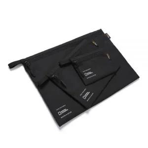 [노스페이스]{매장정품} 내셔널지오그래픽 N253AAC550 네이처 3PACK 파우치 BLACK 836952