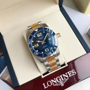 Longines Concas 다이빙 시리즈 블루 자동 mechanical 41mm 시계 [세금포함] [정품] L3.781.4.56.6 명품시
