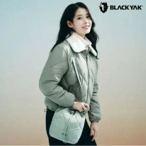 [롯데백화점]블랙야크 여성 루클라W패딩숄더백 아이유 크로스백 2BYABXU503 GD